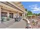 Expansive backyard with a covered patio, ideal for entertaining and enjoying the tranquil outdoor setting at 2167 Fairweather St, Henderson, NV 89052