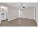 Bright bedroom with wood flooring and ensuite bathroom at 255 N Lamb Blvd # F, Las Vegas, NV 89110