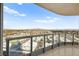 Spacious balcony with stunning city views and clear railing at 322 Karen Ave # 1507, Las Vegas, NV 89109