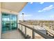 Balcony with sliding glass doors boasts panoramic views of the city skyline at 322 Karen Ave # 1507, Las Vegas, NV 89109