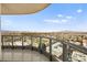 High-rise balcony view showcasing cityscape and mountain backdrop from luxury apartment at 322 Karen Ave # 1507, Las Vegas, NV 89109