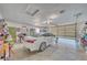 View of garage features extra space for storage, a car, and organization at 3424 Mount Charleston Dr, Pahrump, NV 89048