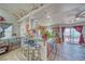 Inviting kitchen features a breakfast bar, stainless steel appliances, and easy access to the backyard at 3424 Mount Charleston Dr, Pahrump, NV 89048
