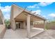 Backyard view showcasing a covered patio at 367 Wilford Springs St, Henderson, NV 89014