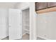 Walk-in closet with shelving and upper cabinet storage at 367 Wilford Springs St, Henderson, NV 89014