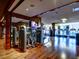 Community gym featuring wood floors and modern fitness equipment with treadmills, and weight machines at 3750 Las Vegas Blvd # 3301, Las Vegas, NV 89158