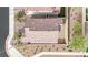 Aerial shot of a home, highlighting the new roof and enclosed backyard at 393 Desert Cadence St, Henderson, NV 89011