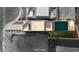Aerial view of a backyard pool, rooftop patio, and modern landscaping at 3980 Heron Fairway Dr, Las Vegas, NV 89141