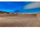 Large dirt lot backyard with block wall and mountain views at 3980 Heron Fairway Dr, Las Vegas, NV 89141
