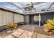 Inviting outdoor courtyard featuring a brick path and decorative landscaping at 3991 Shadow Wood Ave, Las Vegas, NV 89121