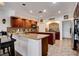 Spacious kitchen with granite countertops and stainless steel appliances at 4129 Fabulous Finches Ave, North Las Vegas, NV 89084