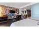 Contemporary condo with combined living and sleeping area, integrated workstation, and kitchenette at 4381 W Flamingo Rd # 1907, Las Vegas, NV 89103