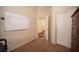 Cozy office with storage and a view into other rooms, perfect for a home workspace at 5014 Sail Rock Pl, North Las Vegas, NV 89031
