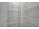 Walk-in pantry with multiple shelves for efficient storage and organization at 5829 Feral Garden St, North Las Vegas, NV 89031