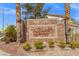 Entrance sign to 'The Springs' community at 6037 Soft Springs Ave, Las Vegas, NV 89130