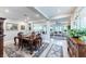 This elegant dining room features an antique table and plenty of space at 618 Steep Canyon Ave, Las Vegas, NV 89183
