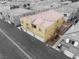 A nice aerial view of a condo with a red tile roof at 6325 Snap Ridge St # 102, North Las Vegas, NV 89081