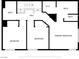 Upstairs floor plan showcases bedrooms, bathrooms, and hallway layout, providing a detailed view of the upper level at 6325 Snap Ridge St # 102, North Las Vegas, NV 89081