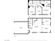 Detailed two-story floor plan including dimensions of rooms, closets, and bathrooms on each level at 6325 Snap Ridge St # 102, North Las Vegas, NV 89081