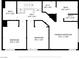 Second-floor floor plan showcasing bedroom sizes, hall, walk-in closet, and bathroom dimensions at 6325 Snap Ridge St # 102, North Las Vegas, NV 89081