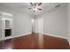 Spacious bedroom featuring hardwood floors, neutral walls, and ensuite bathroom at 88 Pristine Glen St, Las Vegas, NV 89135