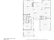 First floor plan displaying living spaces, kitchen, garage, bedrooms and bathrooms at 88 Pristine Glen St, Las Vegas, NV 89135