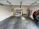 Spacious garage with organized storage and ample room for parking at 9126 Haddington Ln, Las Vegas, NV 89145