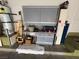 Garage with utility storage, work space and ample room for tools at 9126 Haddington Ln, Las Vegas, NV 89145