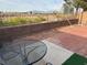 Outdoor brick patio with seating, perfect for relaxing at 9126 Haddington Ln, Las Vegas, NV 89145