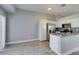 Open kitchen featuring stainless steel appliances, granite countertops and gray backsplash at 1334 Shimmering Glen Ave, Henderson, NV 89014