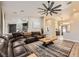Expansive living room with open layout, stylish furniture, and elegant decor, perfect for entertaining at 1630 Sundown Dr, Henderson, NV 89002