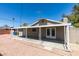 Exterior view of backyard featuring covered patio at 1900 E Oakey Blvd, Las Vegas, NV 89104