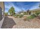 Landscaped backyard with stone at 2148 Shadow Canyon Dr, Henderson, NV 89044