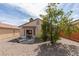 Private backyard with patio and gravel landscaping for easy maintenance at 2194 King Mesa Dr, Henderson, NV 89012
