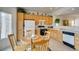 Bright eat-in kitchen with tile floors and lots of natural light at 2194 King Mesa Dr, Henderson, NV 89012