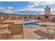 Luxurious rooftop terrace offers two relaxing hot tubs and lounge seating at 2240 Village Walk Dr # 2207, Henderson, NV 89052
