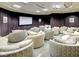 This theater room offers comfortable seating and a large screen for viewing films at 2240 Village Walk Dr # 2207, Henderson, NV 89052
