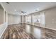 Bright living room featuring hardwood floors, recessed lighting, and neutral paint throughout at 260 Pioneers Peak, Henderson, NV 89002