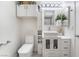 Bright bathroom featuring a modern vanity, stylish sink, and decorative plants at 2615 W Gary Ave # 1089, Las Vegas, NV 89123