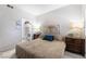 Comfortable bedroom with neutral tones, ample natural light and decorative accents at 2615 W Gary Ave # 1089, Las Vegas, NV 89123