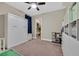 Functional bedroom featuring a Murphy bed, custom cabinetry, and ample storage at 2931 Raywood Ash Dr, Las Vegas, NV 89138