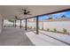 Covered patio featuring ceiling fans and views of the backyard at 3228 Robin Cir, Las Vegas, NV 89121