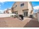 Private backyard with paver patio perfect for outdoor dining and relaxing at 3405 Robust Robin Pl # 3, North Las Vegas, NV 89084
