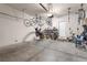 Spacious garage featuring lots of bicycles and storage capabilities at 3405 Robust Robin Pl # 3, North Las Vegas, NV 89084
