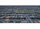 Wide aerial view showcasing a sprawling residential neighborhood with uniform homes and orderly street layout at 4423 Creekside Cavern Ave, North Las Vegas, NV 89084
