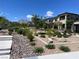 Beautifully landscaped community featuring manicured gardens and walking paths at 492 Pear Lake St, Las Vegas, NV 89138