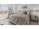 Bright bedroom with large window, elegant furnishings, and soothing color palette at 5415 W Harmon Ave # 1074, Las Vegas, NV 89103