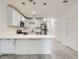 Bright kitchen with stainless steel appliances, modern cabinets, and breakfast bar seating at 5415 W Harmon Ave # 1074, Las Vegas, NV 89103