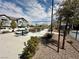 Community area featuring picnic tables, benches, and walking path, ideal for outdoor enjoyment and social interaction at 545 Thea St # 1315, Henderson, NV 89052