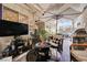 Inviting outdoor patio area with comfortable seating, a fire pit, and a grill at 775 Cathy Ln, Henderson, NV 89015